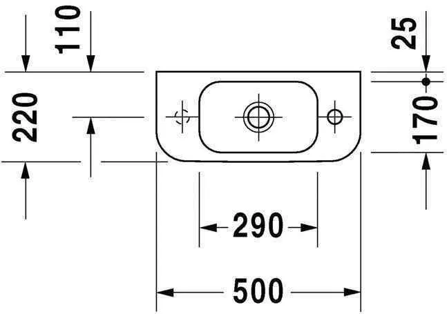 Умивальник Duravit Happy D.2 0711500000