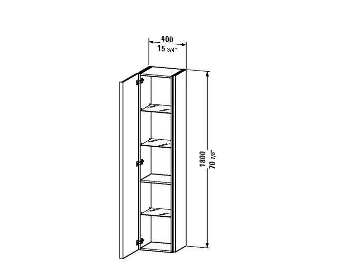 Пенал высокий Darling new DN1274R1814