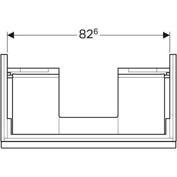 Тумба під умивальник Geberit  iCon 841292000