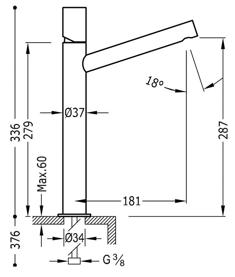 Смесители для раковины Tres Max 6120701