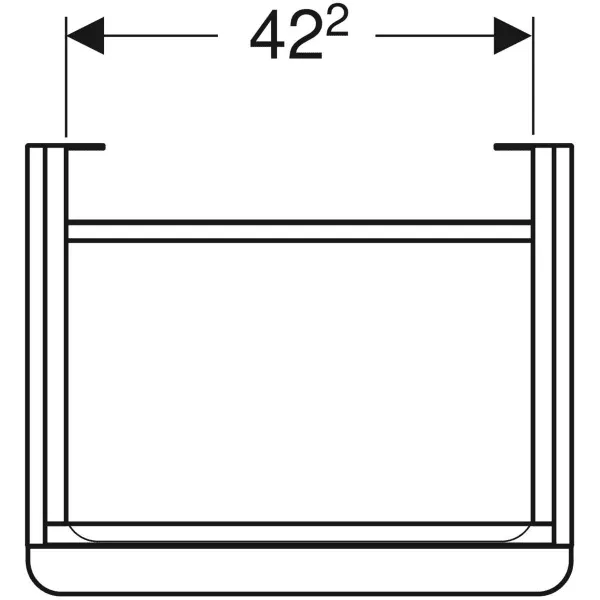 Шкафчик под умывальник Geberit Smyle Square 500.364.JK.1