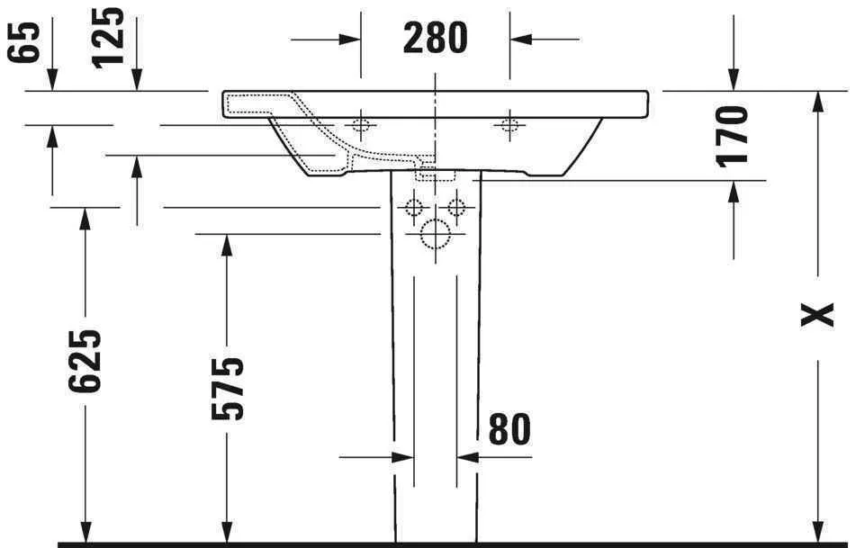 Умивальник Duravit DuraStyle 2320800030