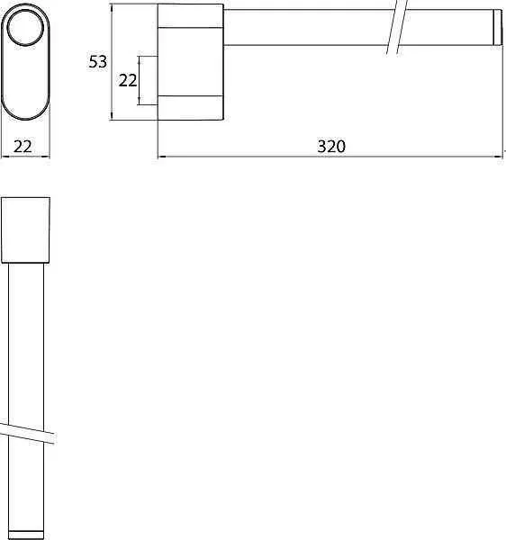 Полотенцедержатель Emco Flow 2750 001 32