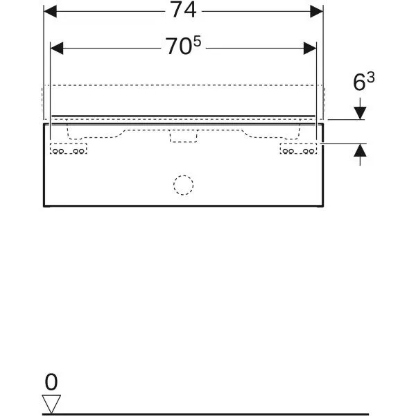 Тумба под умывальник Geberit  iCon 840275000
