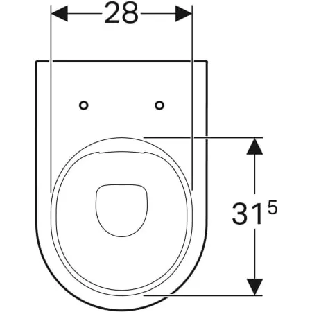 Унитаз напольный Geberit Acanto
