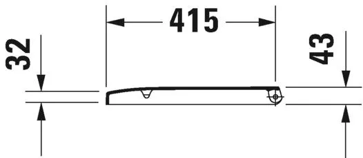 Крышка для унитаза Duravit 0064510000