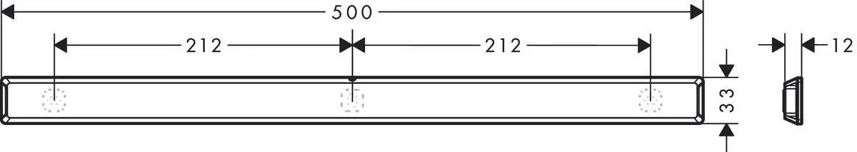 Стеновой кронштейн Hansgrohe WallStoris 27902700