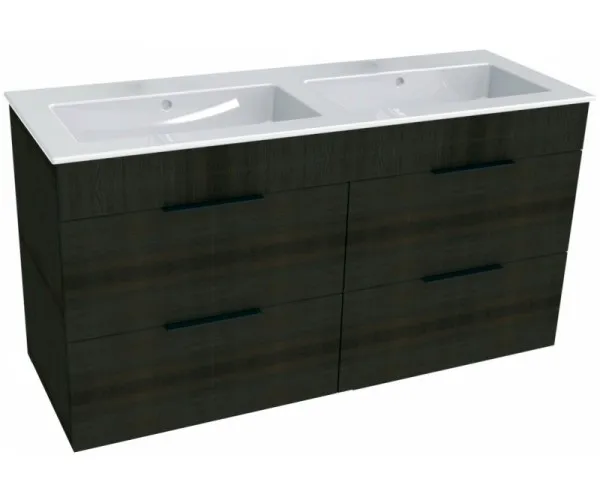 Умивальник подвійний з тумбою Jika Cube H4536621763021