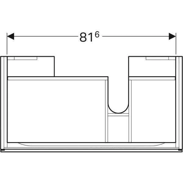 Висувний ящик Geberit XENO 500.514.43.1