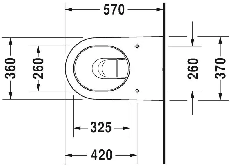 Унитаз напольный Duravit Starck 2 2128090000