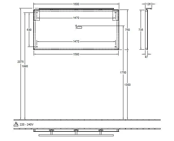 Зеркало More to see Villeroy & Boch A4041600