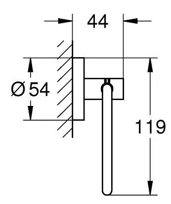 Бумагодержатели Grohe Essentials 40689DC1