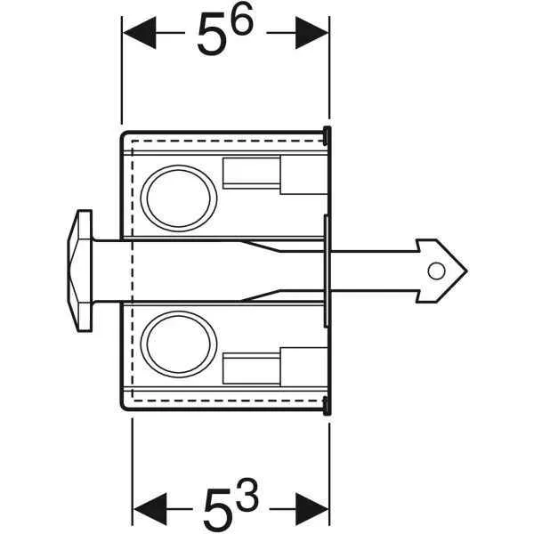 Монтажний комплект Geberit DuoFresh