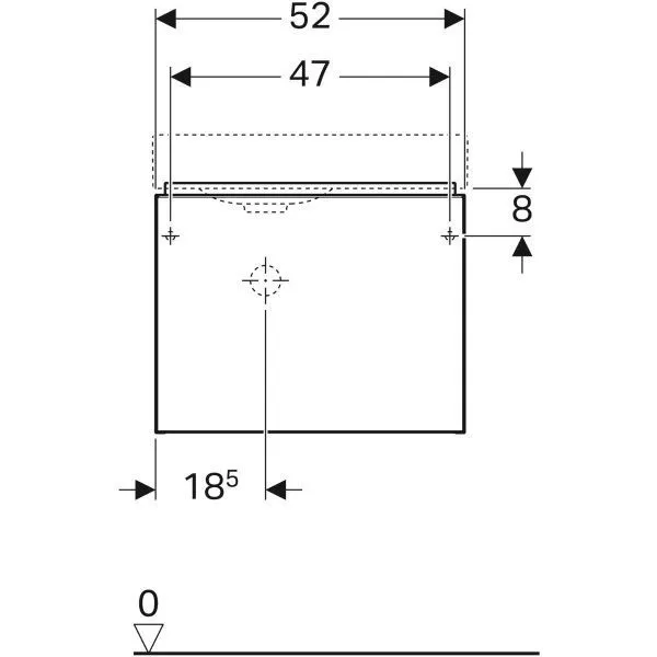 Тумба под умывальник Geberit  iCon 840054000