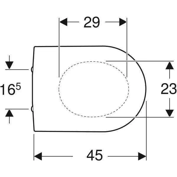 Поличка для ванної кімнати Geberit iCon 574120000