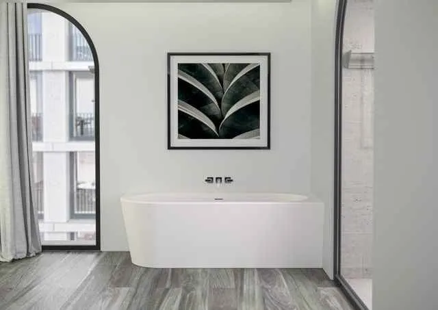 Пристінна ванна Knief Wall Corner правосторонняя / лівостороння wall l Белый матовый 0100-277-L