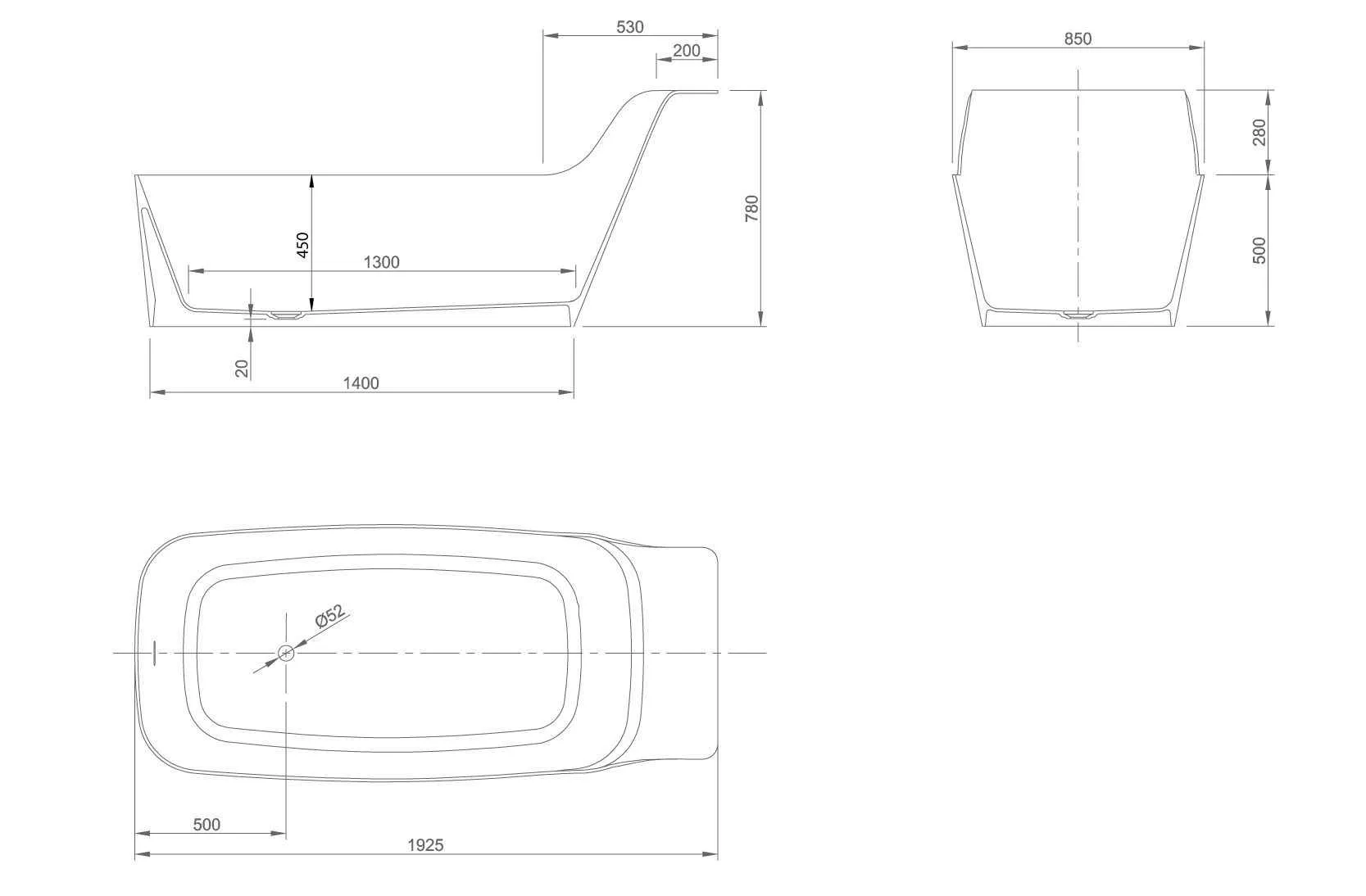 Ванна з штучного каменю Knief Pride