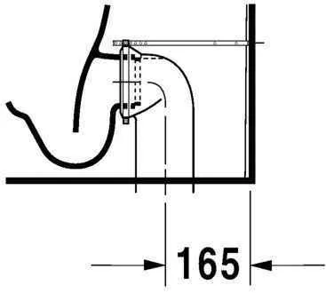 Унітаз підлоговий Duravit D-Code (комбінований) 21420900002