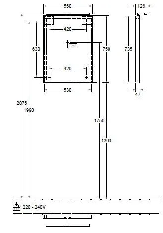 Зеркало More to see Villeroy & Boch A4045500