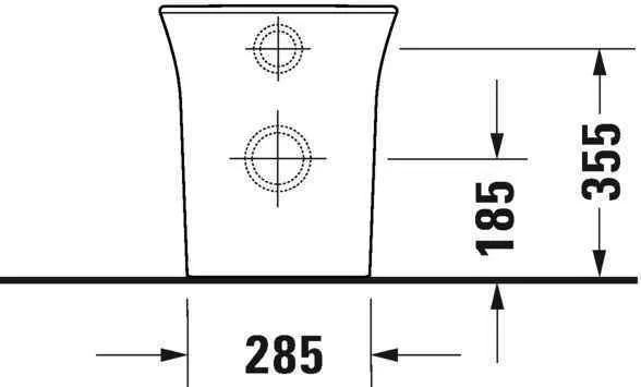 Унітаз підлоговий Duravit White Tulip 2001090000