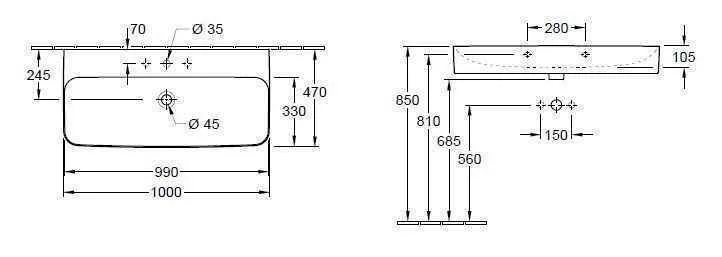 Стакан для зубних щіток Emco Polo 4168ABRW