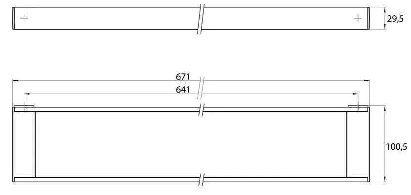 Панель для ніші  HUPPE PURANO_202187.055 1866 001 67