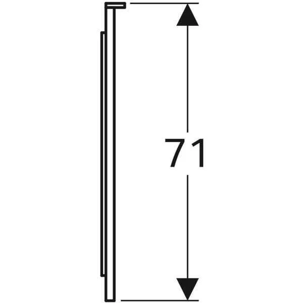 Зеркало с подсветкой Geberit Xeno² 500.204.00.1