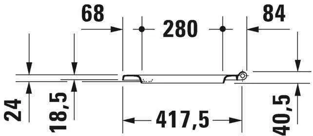 Кришка для унітазу Duravit 0020190000