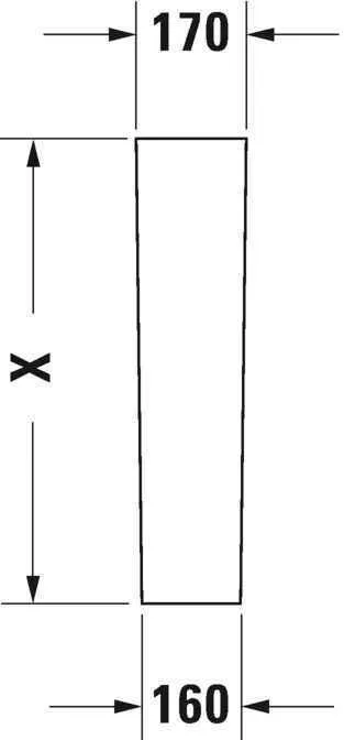 Пьедестал Duravit 0858290000