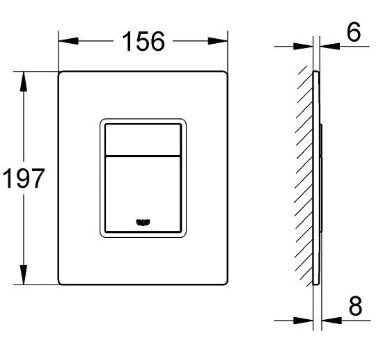 Кнопки смыва воды Grohe Cosmopolitan 389160A0
