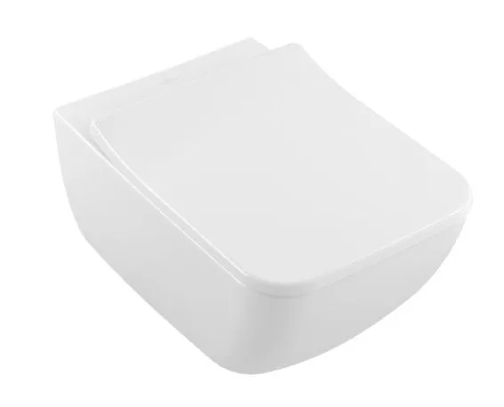 Унитаз подвесной с крышкой Venticello Villeroy & Boch (Без смывного края) 4611RS01