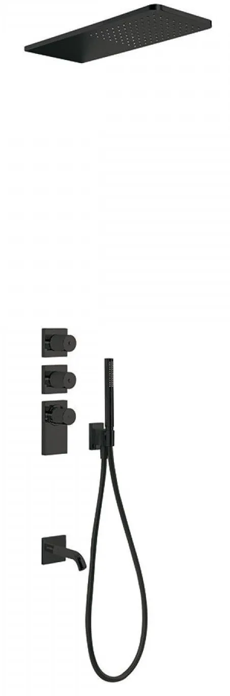 Душова система для ванної Tres Block System 20635301NM