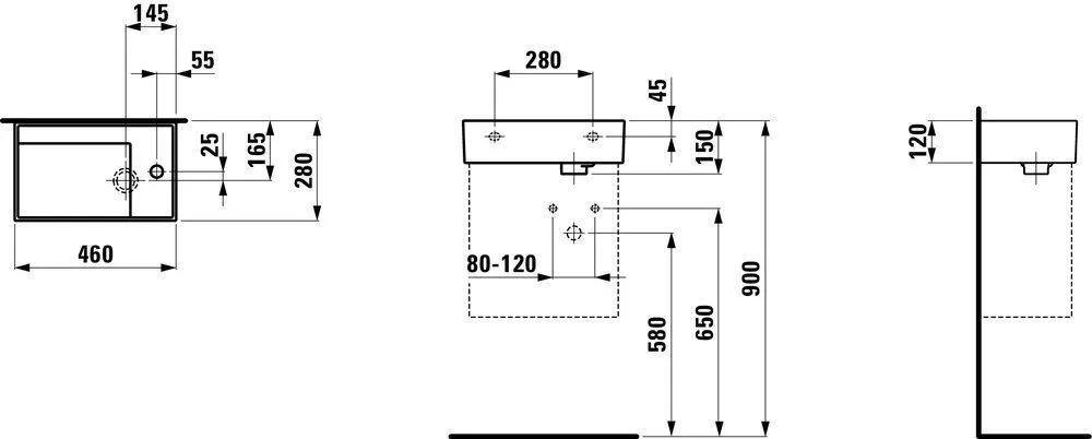 Раковина Laufen Kartell H8153340001111