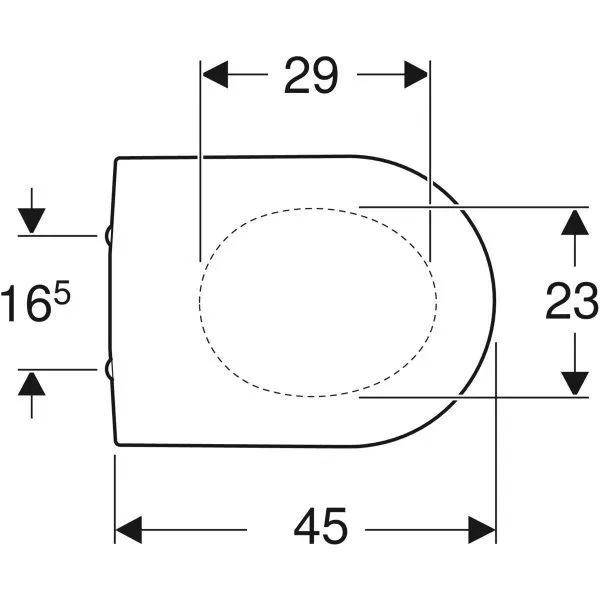 Крышка сиденье Geberit iCon 500.670.01.1