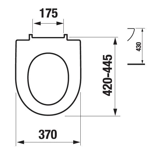 Крышка сиденье Jika Lyra Plus