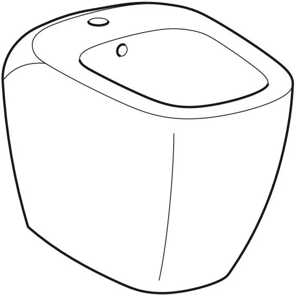 Биде напольное Geberit CITTERIO