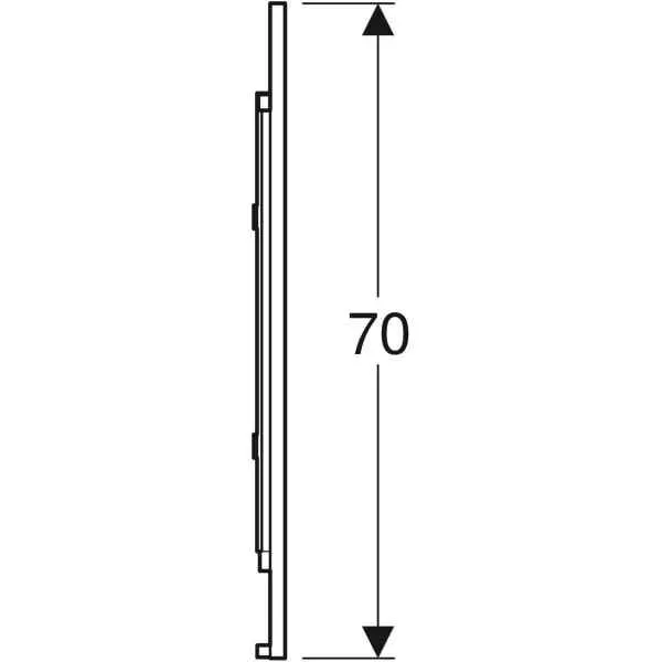 Зеркало с подсветкой Geberit Option Basic 501.072.00.1