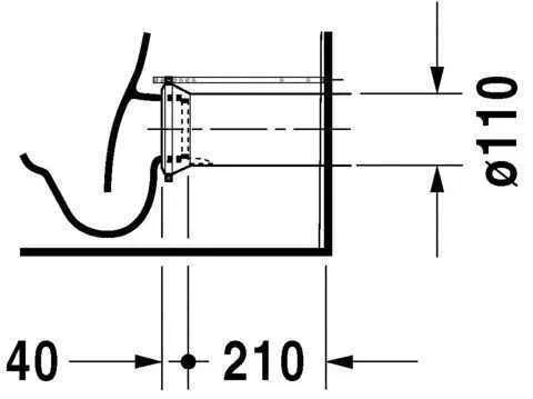 Унітаз підлоговий Duravit D-Code (комбінований) 21420900002