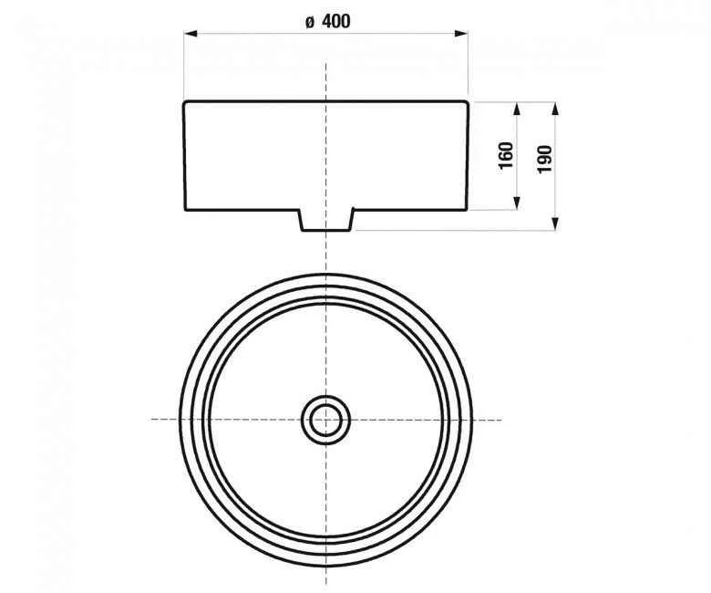 Умивальник на стільницю Jika Cubito