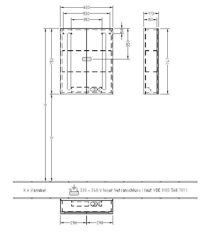 Дзеркальний шафачик My view 14 Villeroy & Boch A4206000