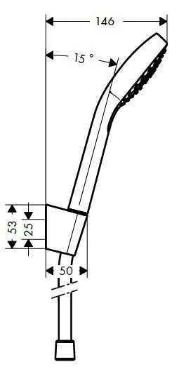 Душовий набір Hansgrohe Croma Select S (110/1250-1600) 3jet 26421400
