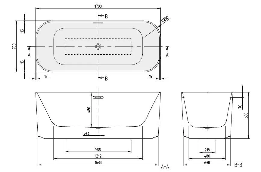 Ванна Villeroy&Boch Finion duo UBQ177FIN7A2BCV4RW