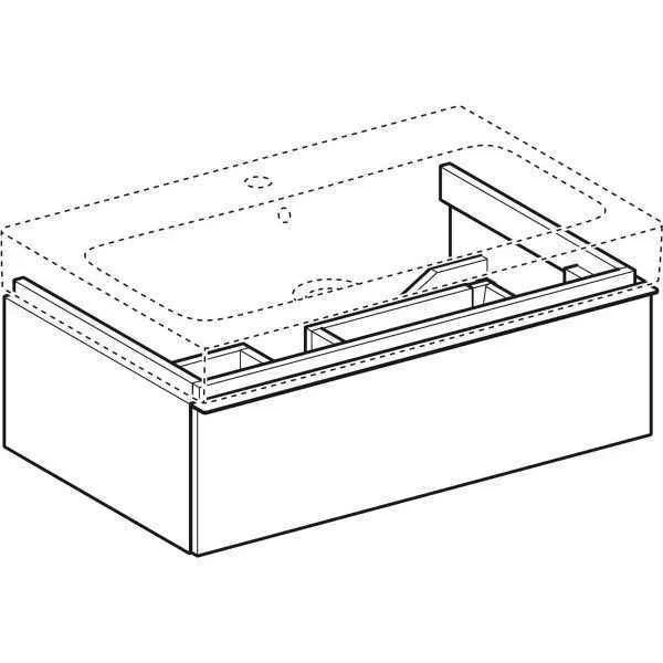 Тумба під умивальник Geberit  iCon 840277000