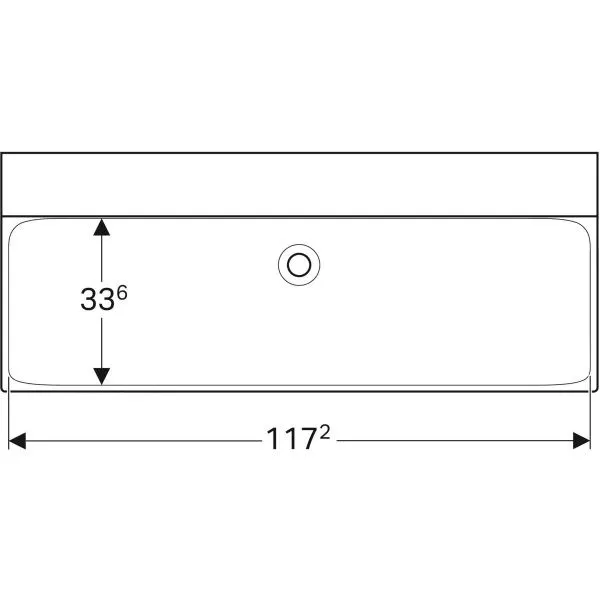 Умывальник подвесной Geberit XENO 500.552.01.1
