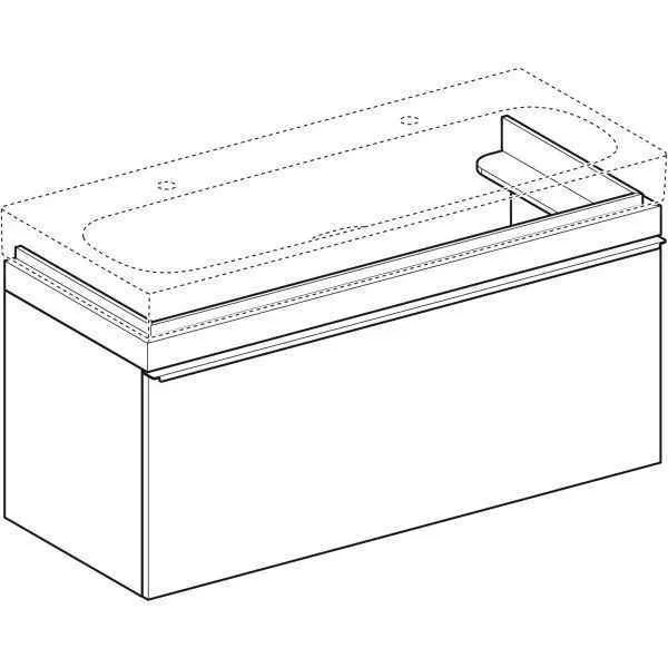 Тумба для умивальника Geberit CITTERIO 500.556.JI.1 500.566.JJ.1