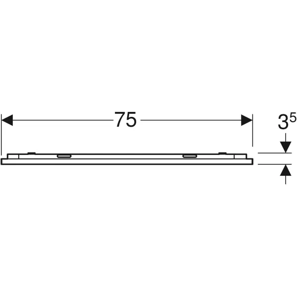 Зеркало с подсветкой Geberit Option Basic 501.072.00.1