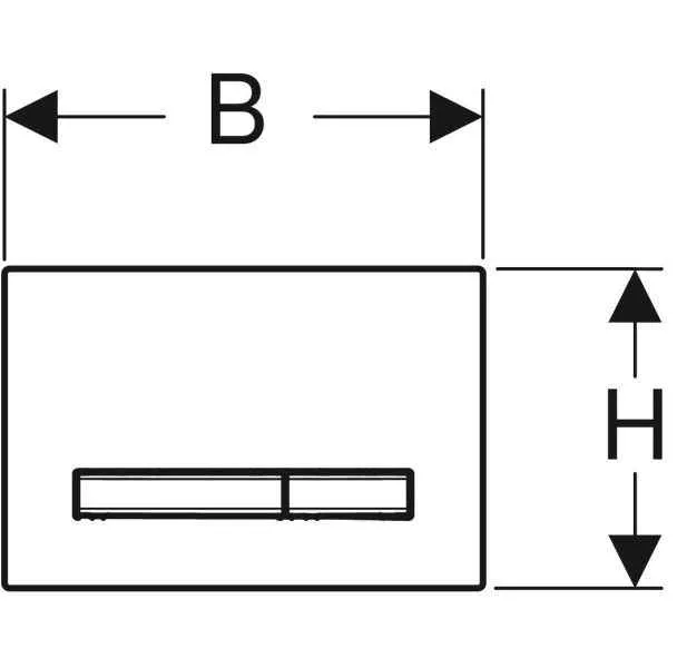 Клавіші змиву води Geberit Sigma 50 115.671.JX.2
