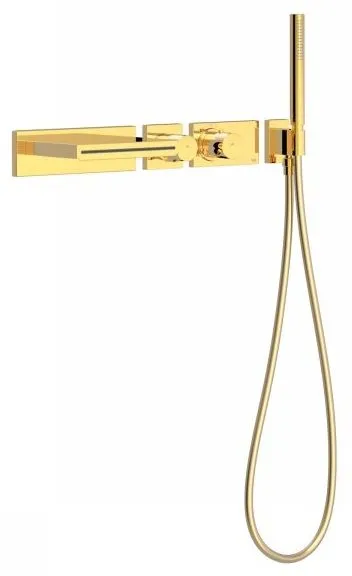 Набор: Термостат, излив и  душевой набор Tres Block System 20739201OR