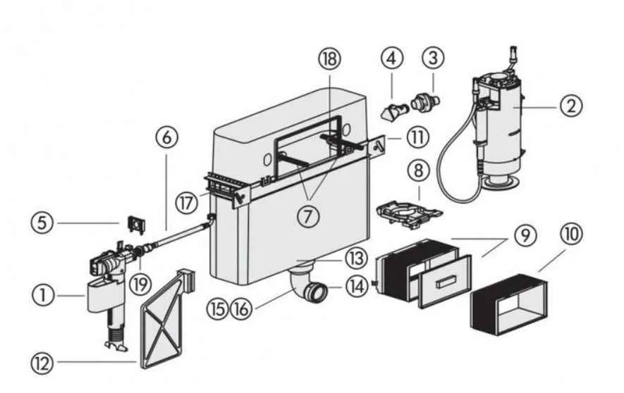 Зливна арматура для інсталяції