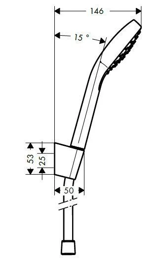 Душевой набор Hansgrohe Croma Select S Vario (110/1250-1600) 1jet 26420400